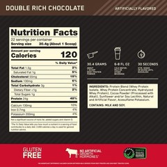Optimum Nutrition Gold Standard 100% Whey Double Rich Chocolate 1.5 lb