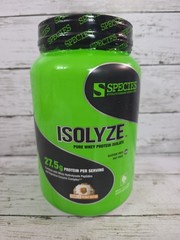 Species Nutrition Isolyze Whey Protein Isolate Vanilla Peanut Butter 1.6lb 22 Se