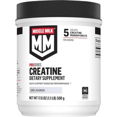 Pro Series Creatine Powder Supplement, 1.1 lb, Unflavored, 100 Servings