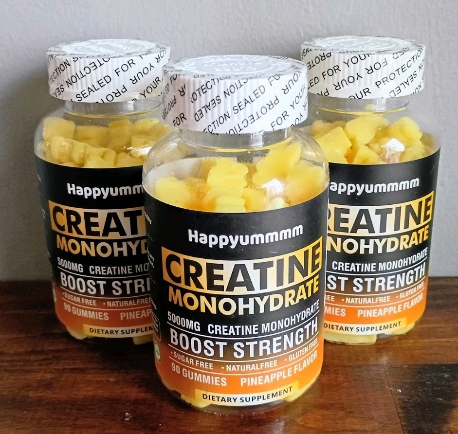 Creatine Monohydrate for Strength Endurance & Muscle Recovery 270 Gummies 5000mg