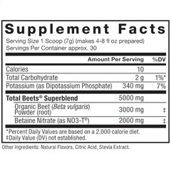 100% Beets Drink Mix, Superfood Powder with Nitrates, 30 servings