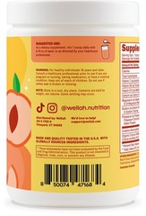 Wellah Creatine + Electrolytes Powder (Peach Mango) 30 Servings