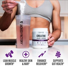 Creatine for Women – Creatine Monohydrate with Collagen + Colostrum to Suppor…