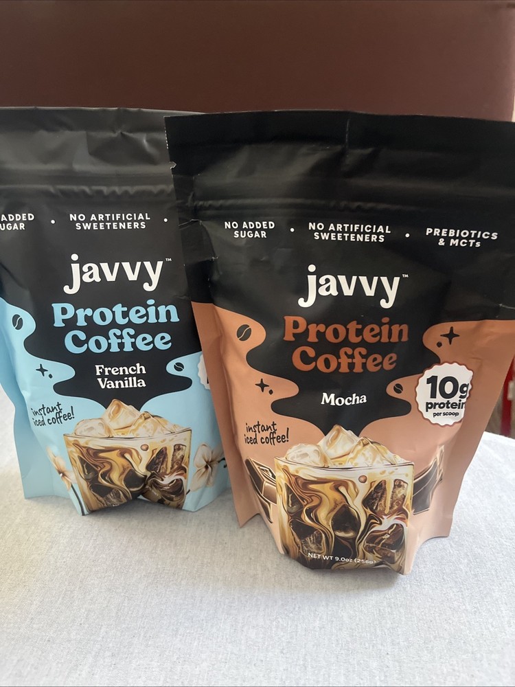 (2) Variety Javvy Vanilla & MOCHA Protein & Instant Iced Coffees ☕️