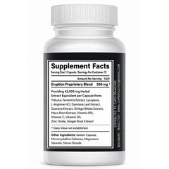 ERUPTION – Male Performance Support – Boost Stamina, Size, Stamina & Vitality