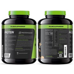 MusclePharm Combat Protein Powder – 4 lb, 52 Servings, Cookies & Cream