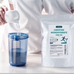 Luckycare Creatine Monohydrate Muscle Build 100% Pure Powder 10OZ-5g Per Serving