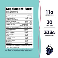 Nutricost Pre-Workout Powder for Women, Blue Raspberry, 30 Servings