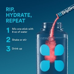 Dripdrop Hydration Packets – Juicy Variety Pack – Single Serve Electrolytes