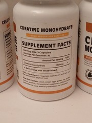 THREE Elevate Life Creatine Monohydrate 2500mg 90 Capsules Each Total 270