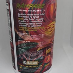 PandaSupplements Pre-Workout Powder L-Citrulline Beta Alanine Chaos Flavor