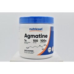 Nutricost Agmatine 100 Grams 100 Servings of 100g Pure Unflavored Sealed 09/2026