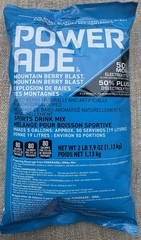 POWERADE 5 GALLON ION4 ELECTROLYTE SPORTS DRINK MIX POWDER MOUNTAIN BERRY BLAST!