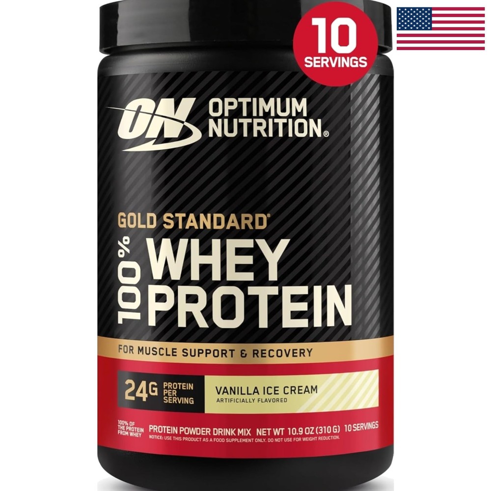 10.9 oz Gold Standard Whey Protein Vanilla Ice Cream – Perfect Post-Workout Fuel