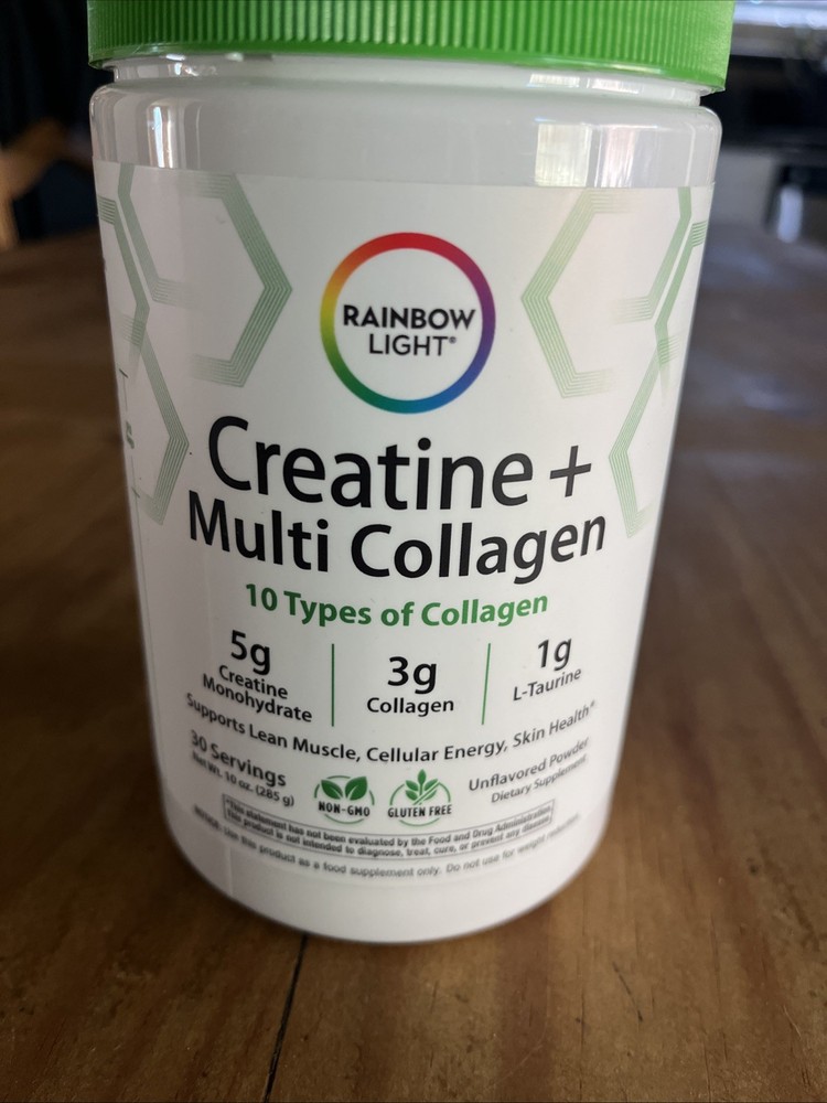 Rainbow Light Creatine + Multi Collagen Powder 10 oz