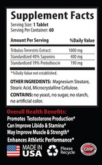 Strong Body Muscle Mass – TRIBULUS TERRESTRIS Strong Enhancer – 1 bottle 60 t.