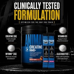Creatine HMB Powder with Electrolytes – 3g MyHMB + 5g Creatine for Recovery & En