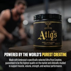 Ambrosia Atlas Performance Creatine Creapure® + Acetic 0.39 Ounce (Pack of 1)