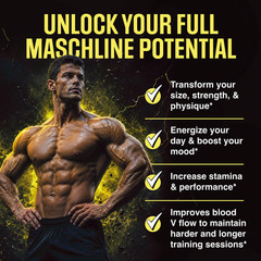 Alpha Testosterone Booster for Men – Increase Size 60 Count (Pack of 1)