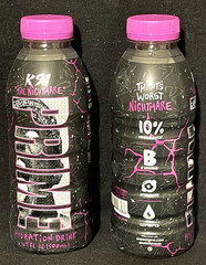 Prime KSI The Nightmare Limited Strawberry Cream Hydration Drink 2 Bottles 16.9