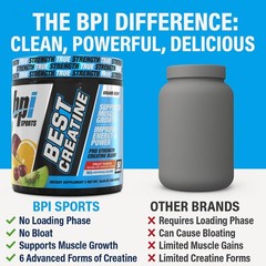 BPI Sports Best Creatine – 10 Ounce (Pack of 1), Fruit Punch
