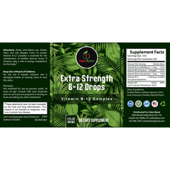 Extra Strength High Potency B-12 Drops Boost Energy & Speed up Metabolism