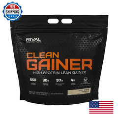 Rival Nutrition Clean Gainer Soft Serve Vanilla 10 Lb I High Protein Lean