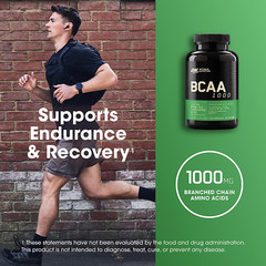 Optimum Nutrition BCAA 1000, 1,000 mg, 60 Capsules (500 mg per Capsule)