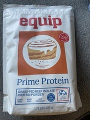 Foods Prime Protein Powder,Clean, Grass Fed Beef Protein Powder Cinnamon Roll