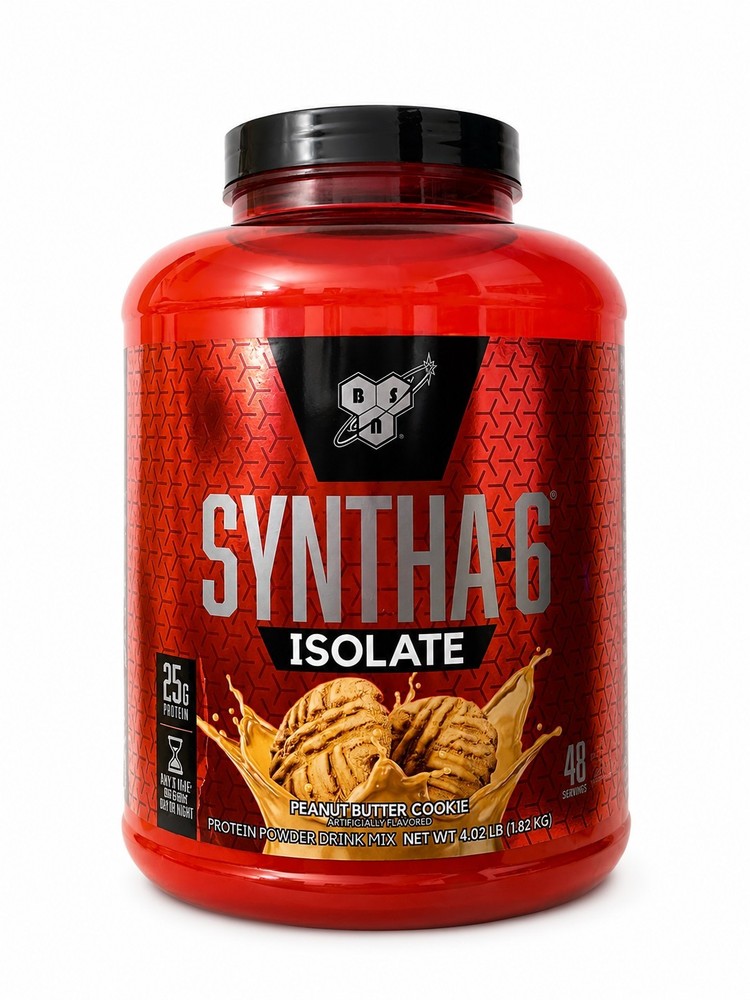 BSN Syntha-6 Isolate 4lb Peanut Butter Cookie SEALED + Free Creatine