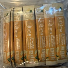 50 Count Ultima Replenisher, Electrolyte Hydration Drink Mix Sticks- Lemonade