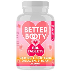 Better Booty BBL Tablets Creatine for Women Perfect Peach Glute Builder 45ct
