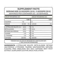 Nutriplus Pre-Workout Tropical Mix Naturally Flavored Net Wt. 200 G (7.1 Oz)