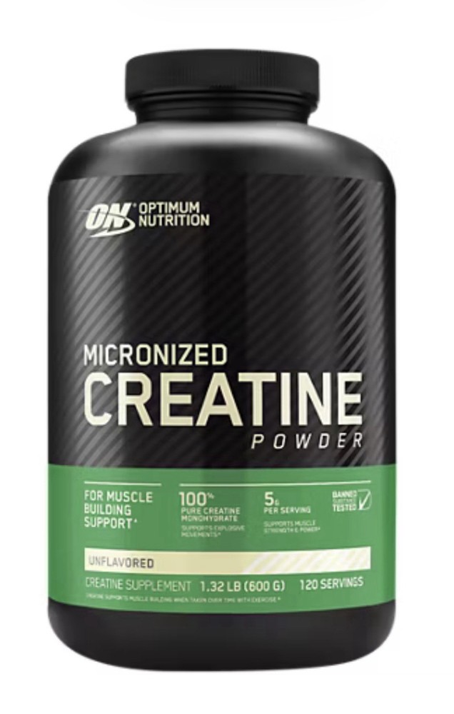 Optimum Nutrition, Micronized Creatine Powder,1.32 Lb(600 g)exp2026/12
