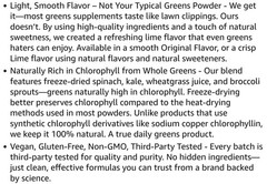 PEScience GREENS & SUPERFOODS 8 oz Size (30 Serv) Natural Lime Flav BEST BY 4/26