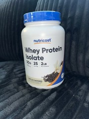 Nutricost Whey Protein Isolate Powder (Vanilla) 2LBS