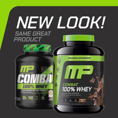 Musclepharm Combat 100% Whey Protein Powder, Chocolate Milk, Fast Recovery & Mus