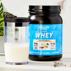 Whey Protein Powder, Smooth Vanilla, 24 oz