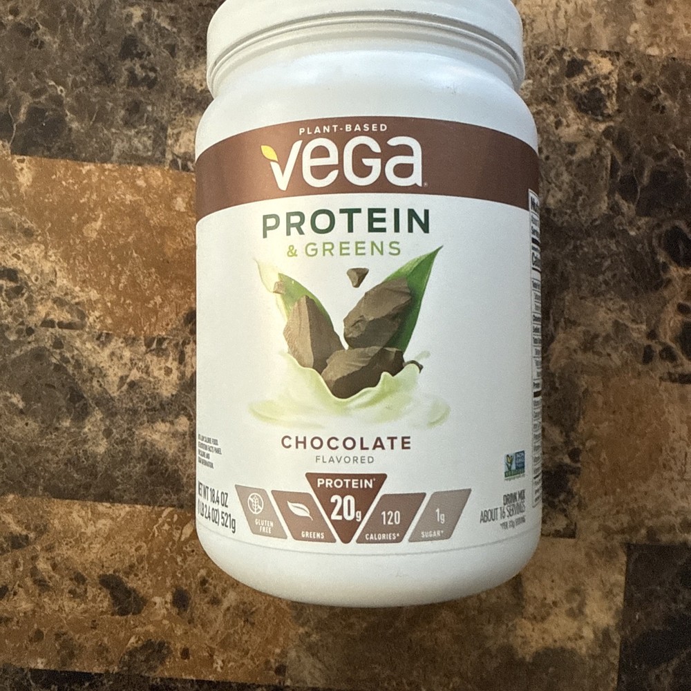 Vega Protein Greens Chocolate 18.4 Oz Approximately 16 Servings