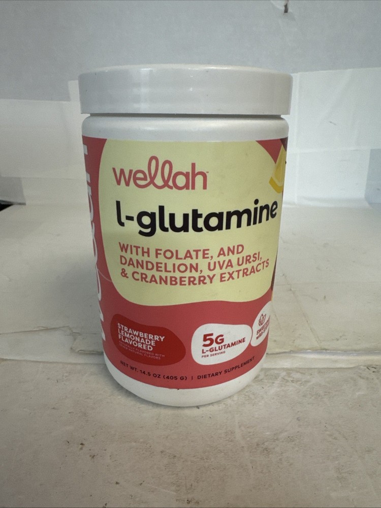 L-Glutamine, Strawberry Lemonade, 14.5 oz (405 g) Exp 3/2028
