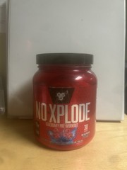 BSN No-Xplode Advanced Strength Supplement – Blue Raspberry (30 Servings)