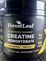 Forest Leaf Pure Micronized Powder Creatine – Strength & Energy – 100 servings
