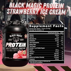 Black Magic Supply Multi-Source Whey Protein Complex 25 Servings 11 Flavors New