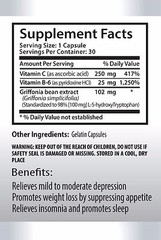 5-Htp & Vitamin B-6 – L-5-HTP 377mg. – mood support 3B
