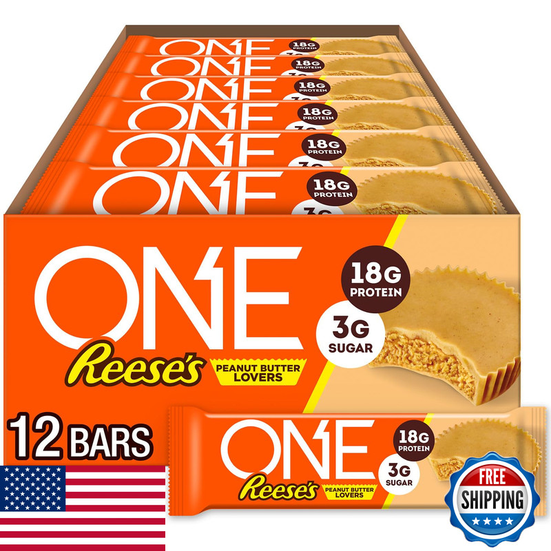 One Protein Bars Reeses Peanut Butter Lovers Gluten 18G Protein And 3G Sugar