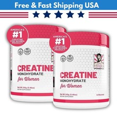 Creatine 5000mg Monohydrate suitable for Women 2g Collagen & 1g BCAA – 240g (2 P
