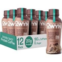 OWYN Only What You Need Double Shot Dairy Free Keto Protein Coffee Shake Mocha L