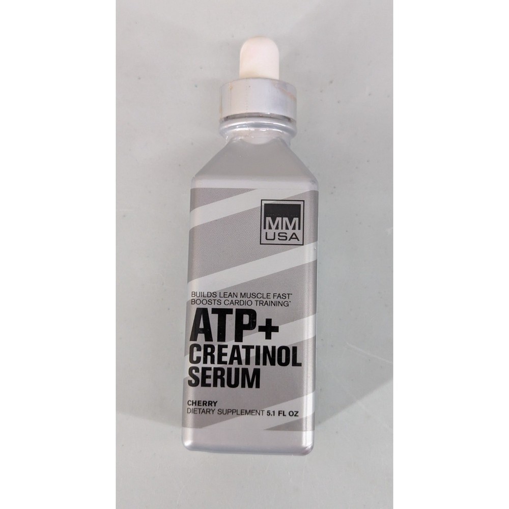 New & Sealed MM USA ATP+ Creatinol Serum Pre-Workout 5.1 fl oz Cherry EXP 11/26
