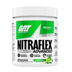 [2 Packs] GAT NitraFlex Pre Workout 30 Servings – Pick Flavor