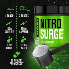 Endless Energy & Strength with NITROSURGE Pre Workout – 30 Servings Available